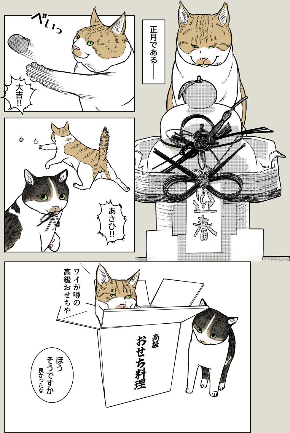 猫飼い年賀あるある