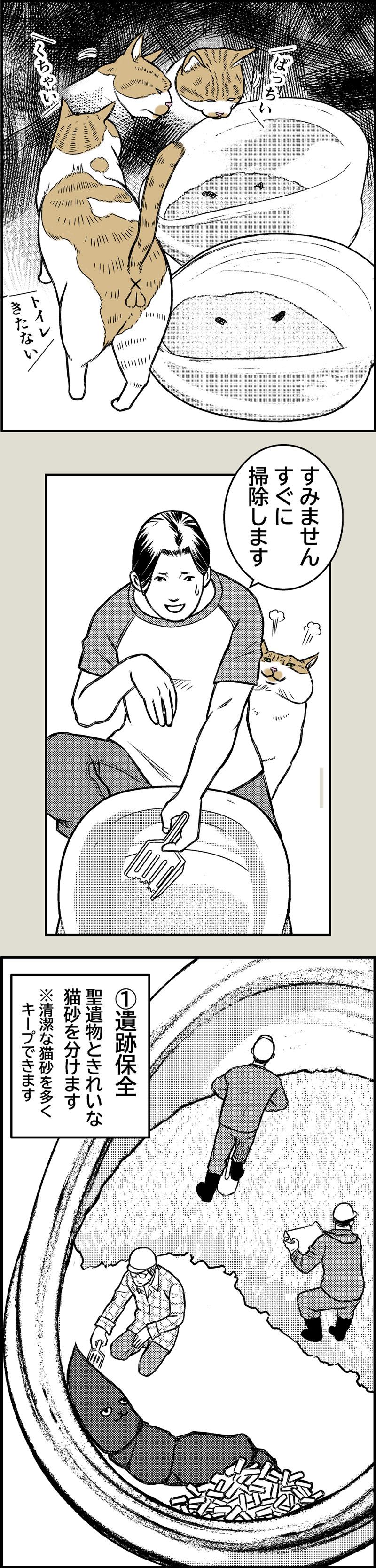 猫トイレ掃除